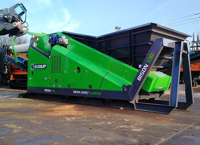 Bison 100 equipment ready for operating