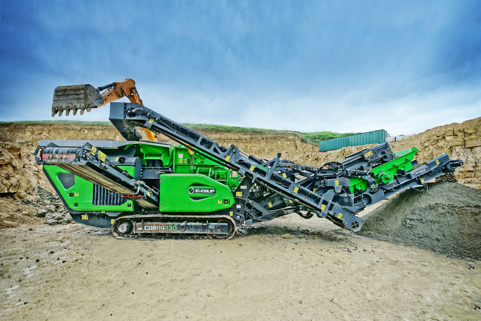 Evoquip Cobra 230R in operation