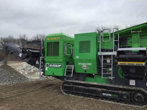 2018 EvoQuip Bison 280 Jaw Crusher