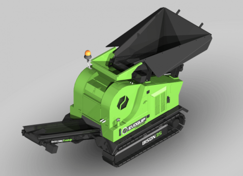 Bison 35 rendering of driver's side and front