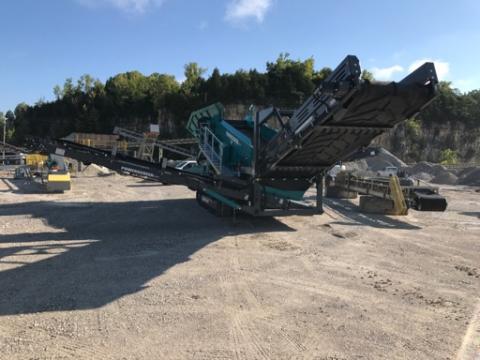2019Powerscreen Warrior 1800 Track Apron Feeder