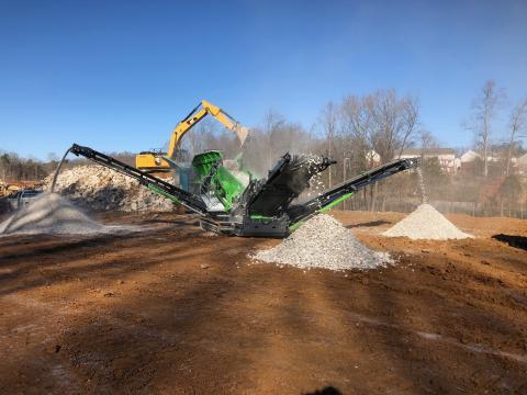 2018 EvoQuip Colt 1000 Track Screen
