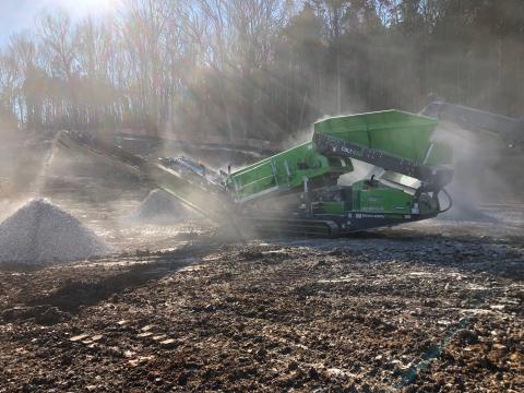 2018 EvoQuip Colt 1000 Track Screen