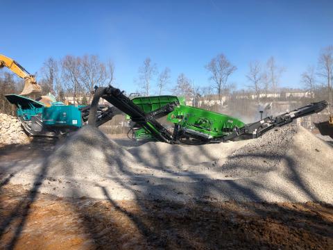 2018 EvoQuip Colt 1000 Track Screen