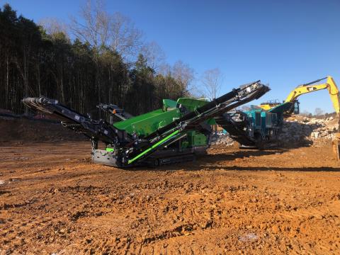 2018 EvoQuip Colt 1000 Track Screen