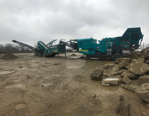 2018 Powerscreen Trakpactor 320 Impact Crusher 