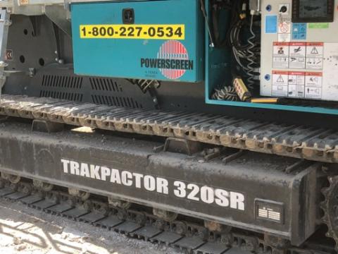 2015 Powersdcreen Trakpactor 320SR Impact Crusher 