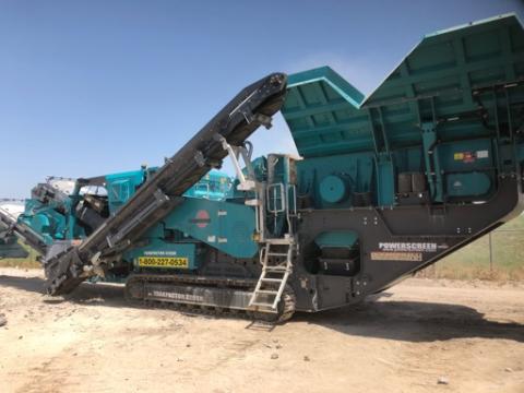 2015 Powersdcreen Trakpactor 320SR Impact Crusher 