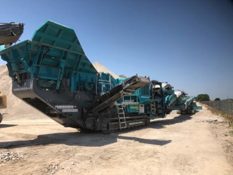 2015 Powersdcreen Trakpactor 320SR Impact Crusher 