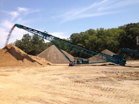 7436 Wheel Radial Conveyor 